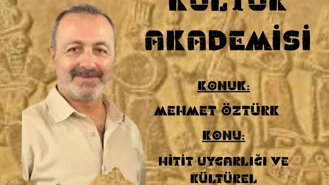 Öztürk, Şehir ve Kültür Akademisi’nin konuğu
