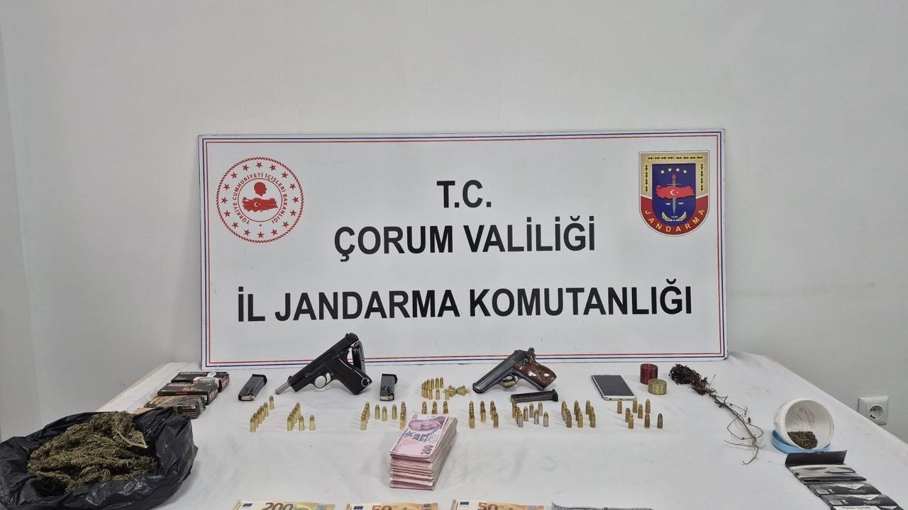 Çorum’da uyuşturucu operasyonu: 4 şüpheli tutuklandı