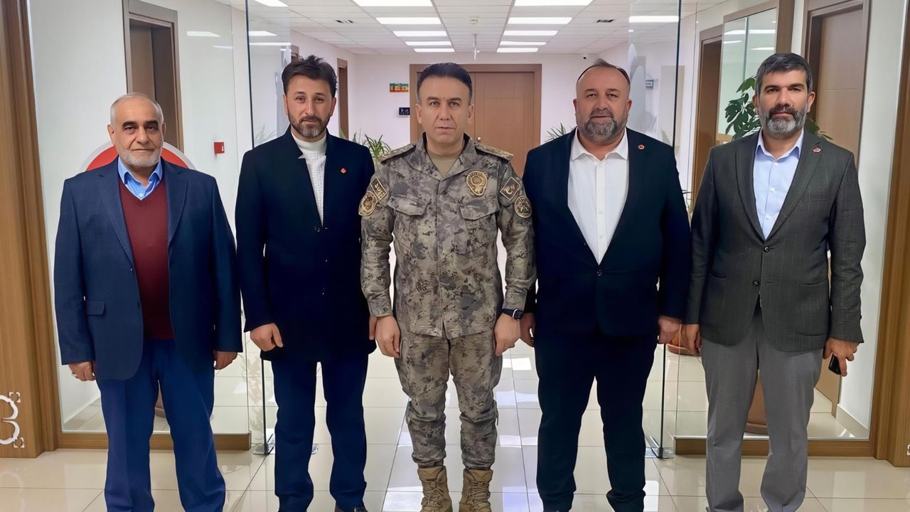 Saadet Partisi’nden, Emniyet Teşkilâtı’na taziye ziyareti