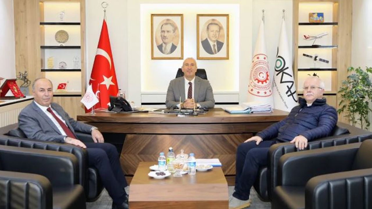 DOKAP Başkanı Gültekin  ile Alaca projeleri istişaresi