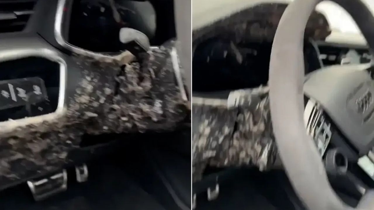 Arabada sakın bırakmayın! Dondu, patladı aracın içini perişan etti