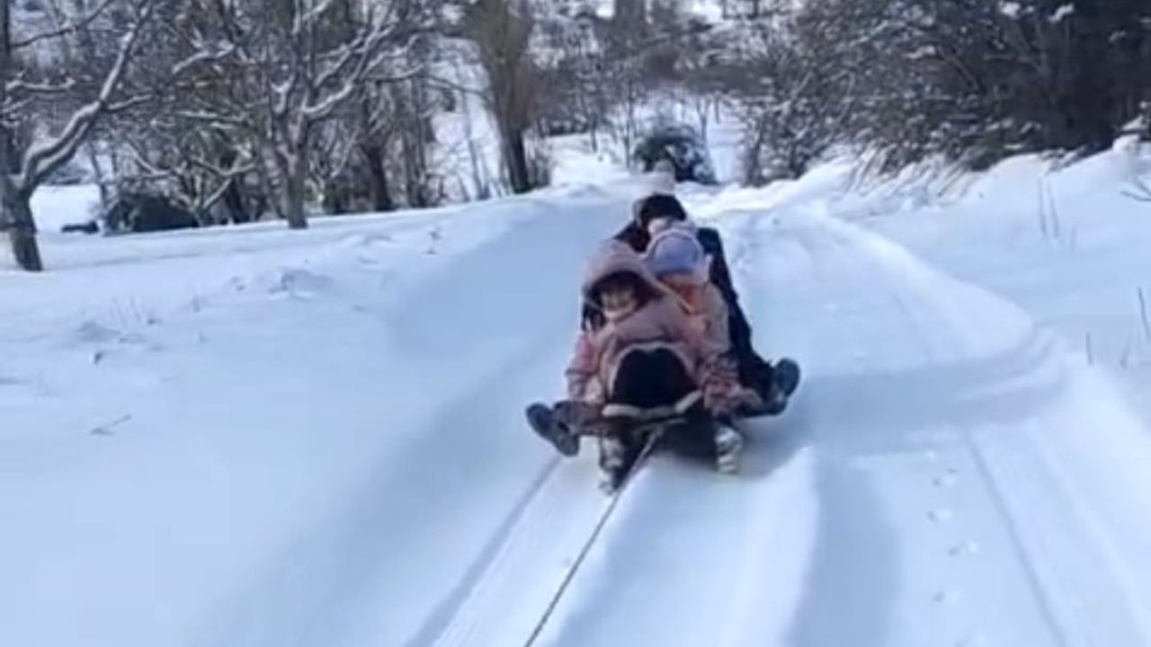 En güzel karne hediyesini Oğuzlarlı çocuklar aldı