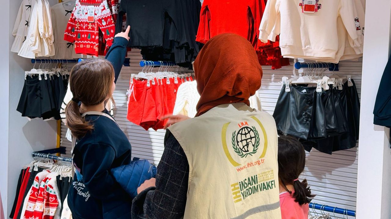 Çorum İHH’dan 175 yetim  çocuğa kışlık giyim desteği