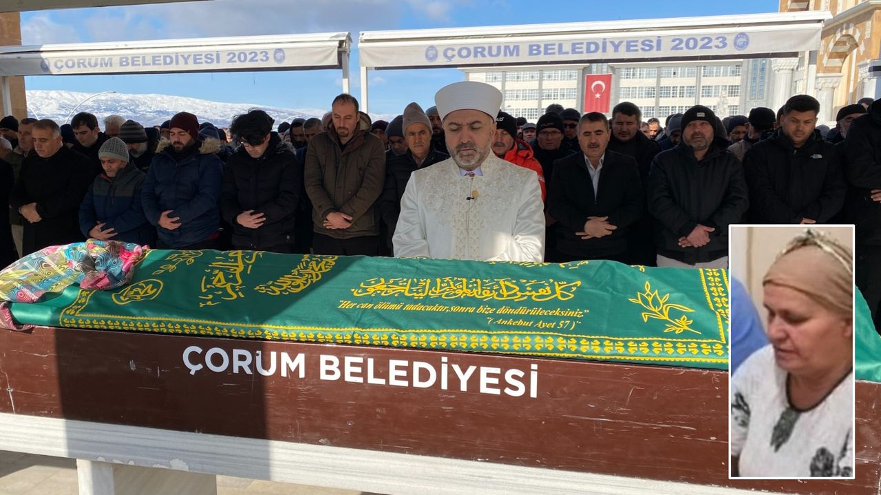 Eşi tarafından öldürülen  kadın toprağa verildi