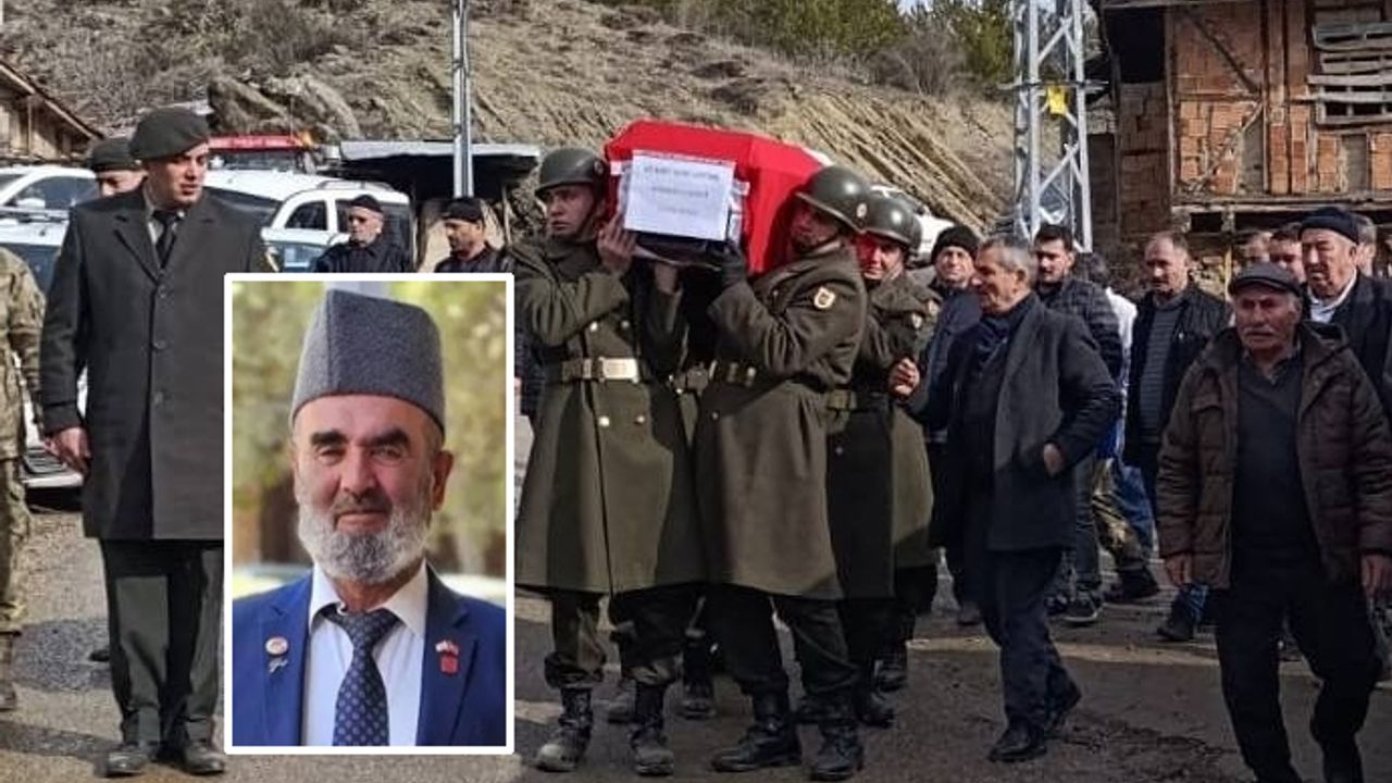 Kıbrıs gazisi son  yolculuğuna uğurlandı