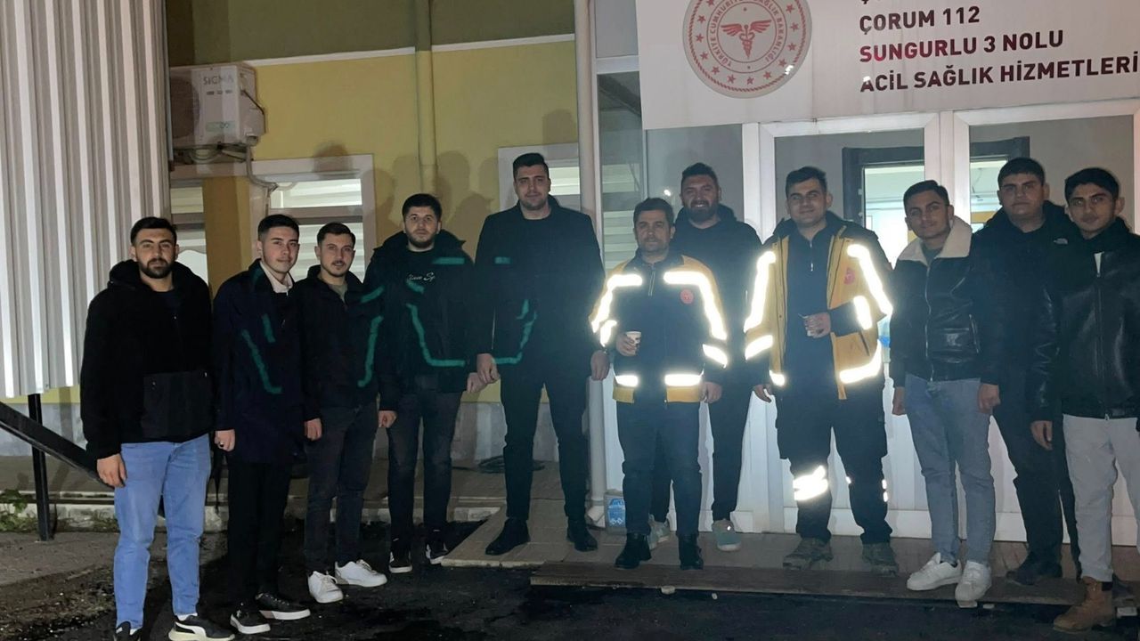 AK Gençlikten  “salep” ikramı