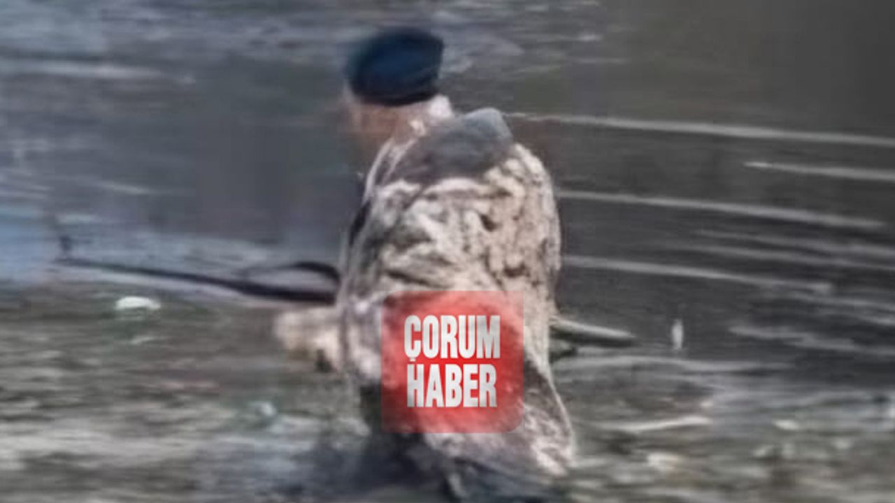 Ördek avlarken çamura saplandı