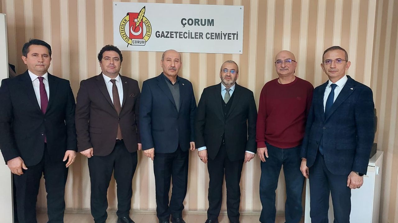 Milli Eğitim Müdürü Çağlar’dan  Gazeteciler Cemiyeti’ne ziyaret