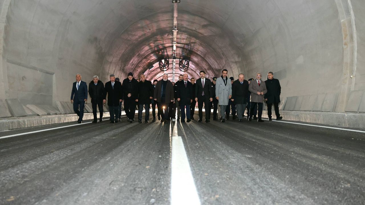 Protokol Kırkdilim Tünelleri'ni inceledi