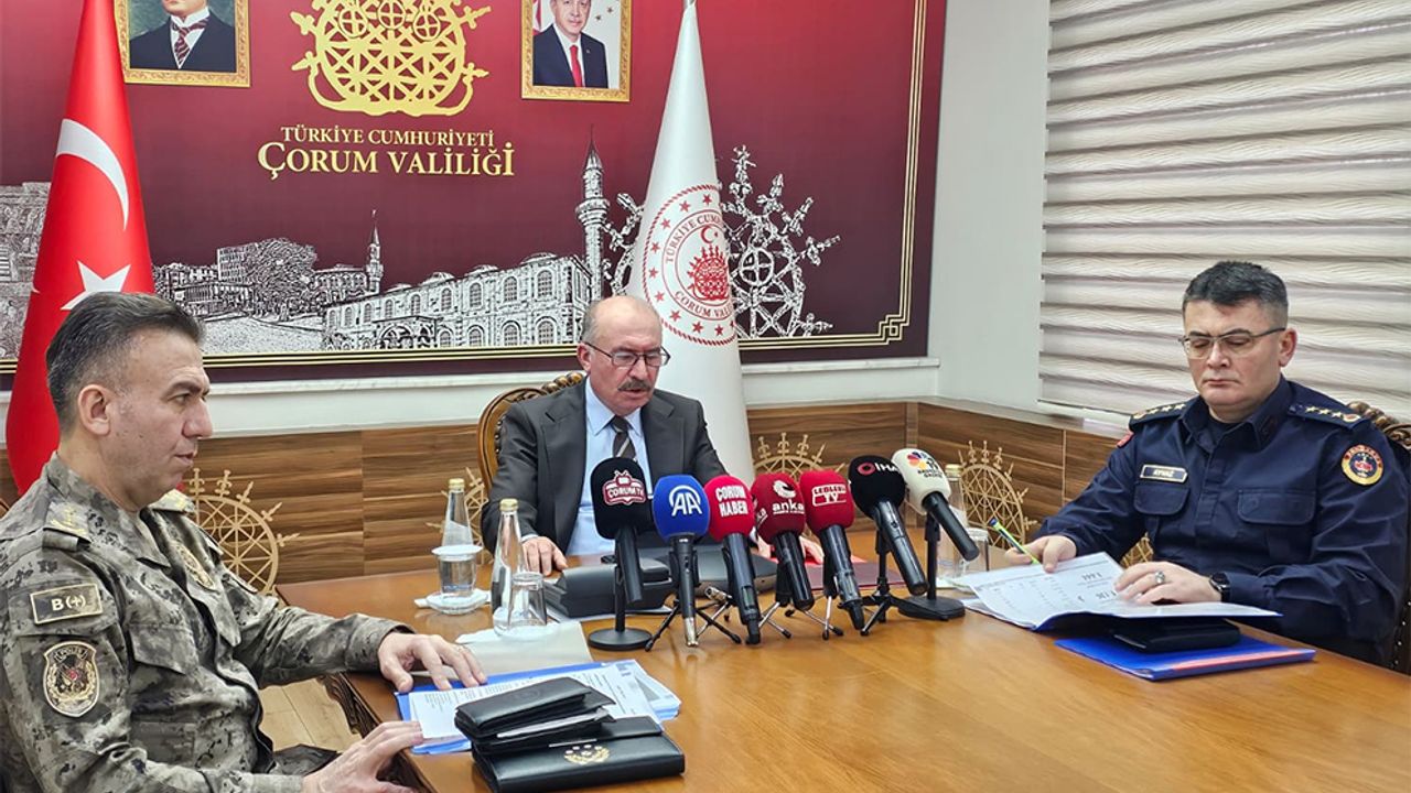 Çorum’da Asayiş Suçlarında Düşüş: Kişilere karşı suçlar yüzde 8 azaldı