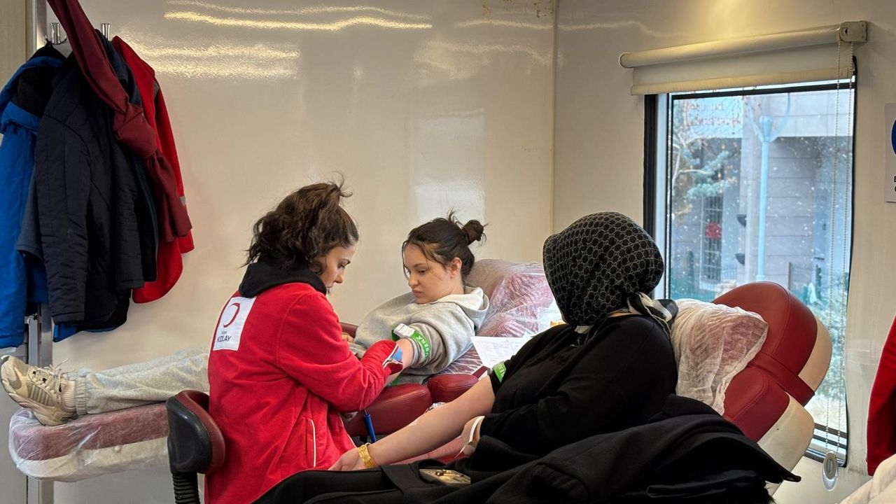 Kızılay 58 ünite kan bağışı topladı