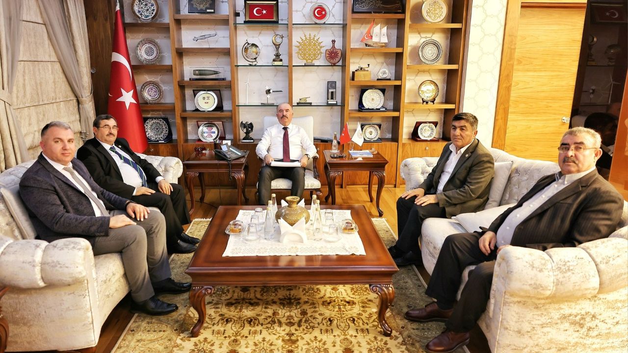 Vali Çalgan, Ziraat Odası başkanları ile görüştü