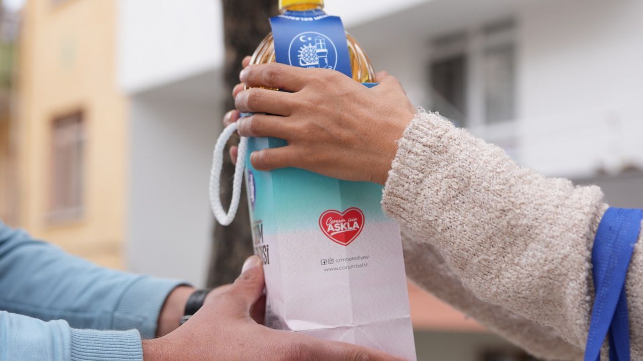 Belediye’den ihtiyaç sahibi  ailelere Ramazan desteği