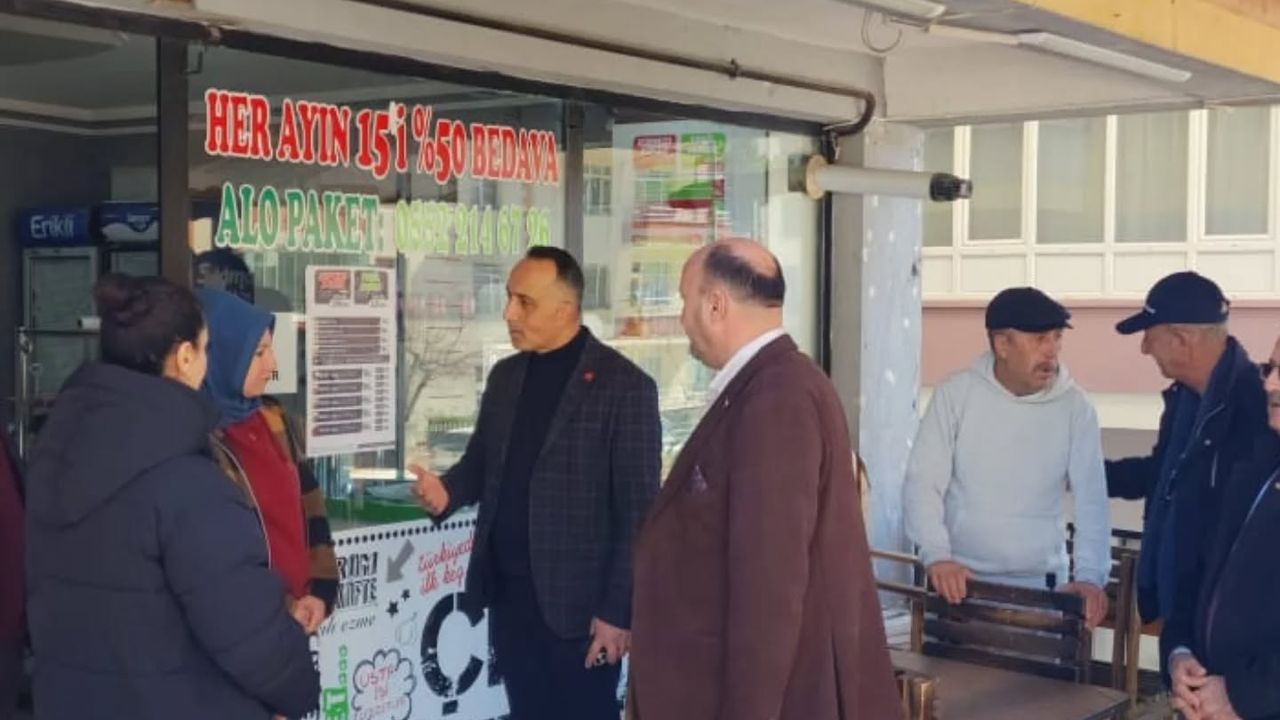 CHP’den esnaf ziyareti