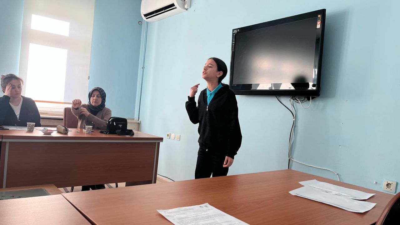 Kargı'da İstiklal Marşı'nı  güzel okuma yarışması