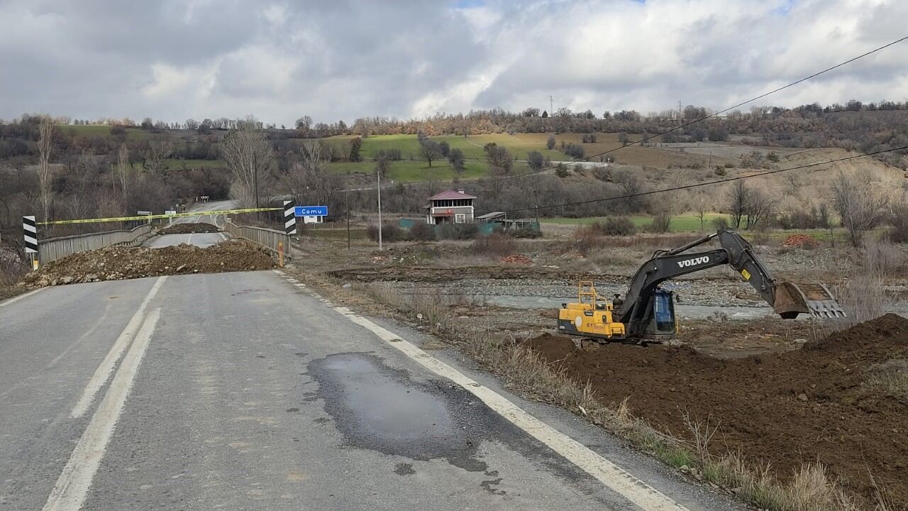 İskilip-Tosya arasında ulaşım  geçici köprüden sağlanacak