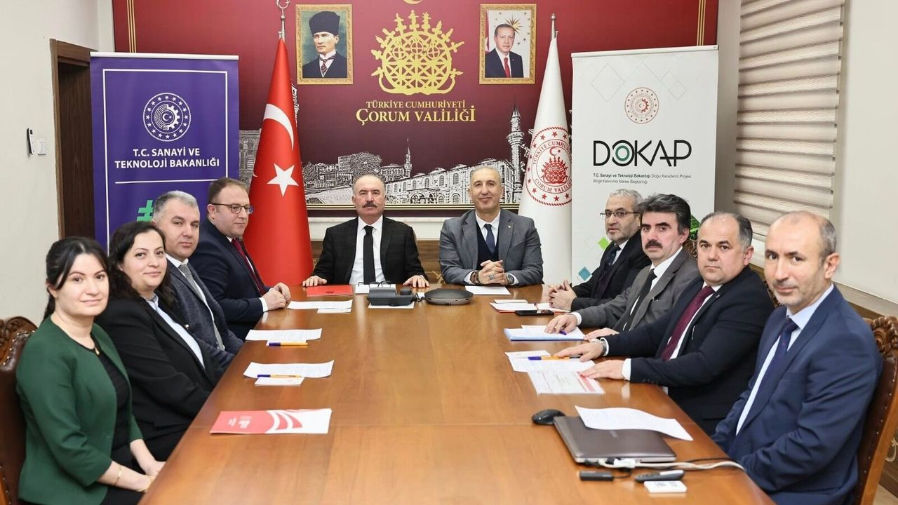 Çorum’un kalkınma projeleri masaya yatırıldı