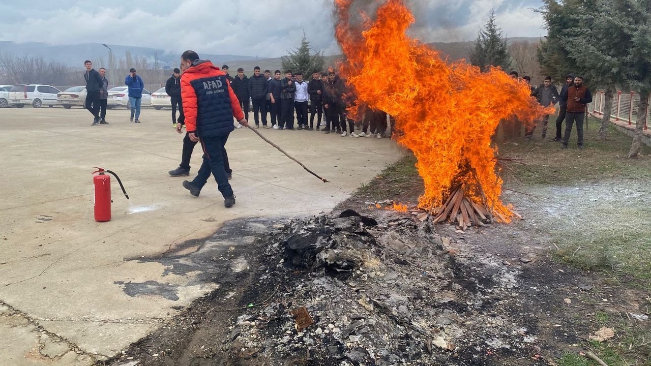 Mecitözü'nde afet eğitimi