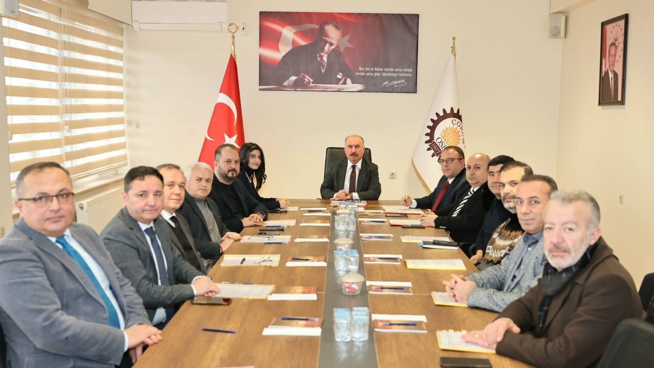 OSB yönetimi toplandı