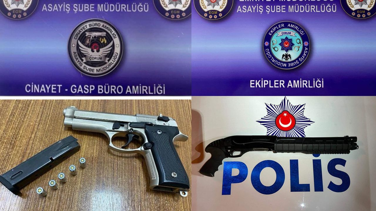 Asayiş operasyonlarında  çok sayıda silah ele geçirildi