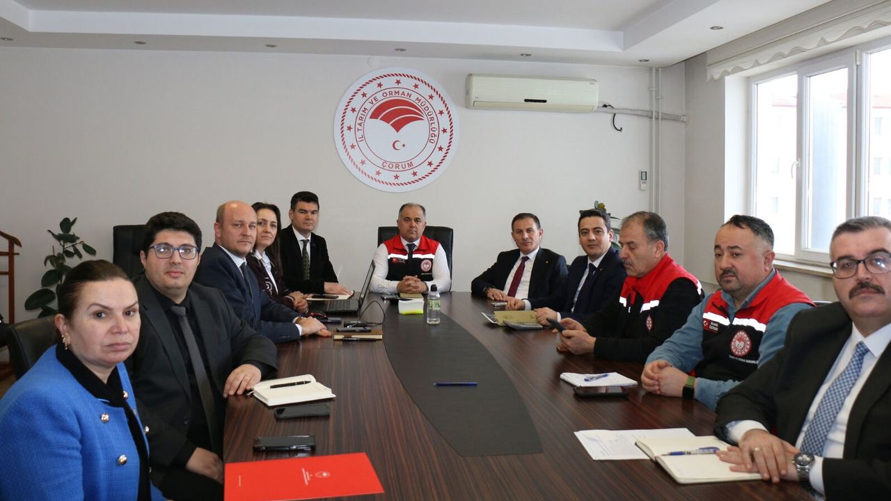 Çorum’da Organize Tarım  Bölgesi için istişare toplantısı