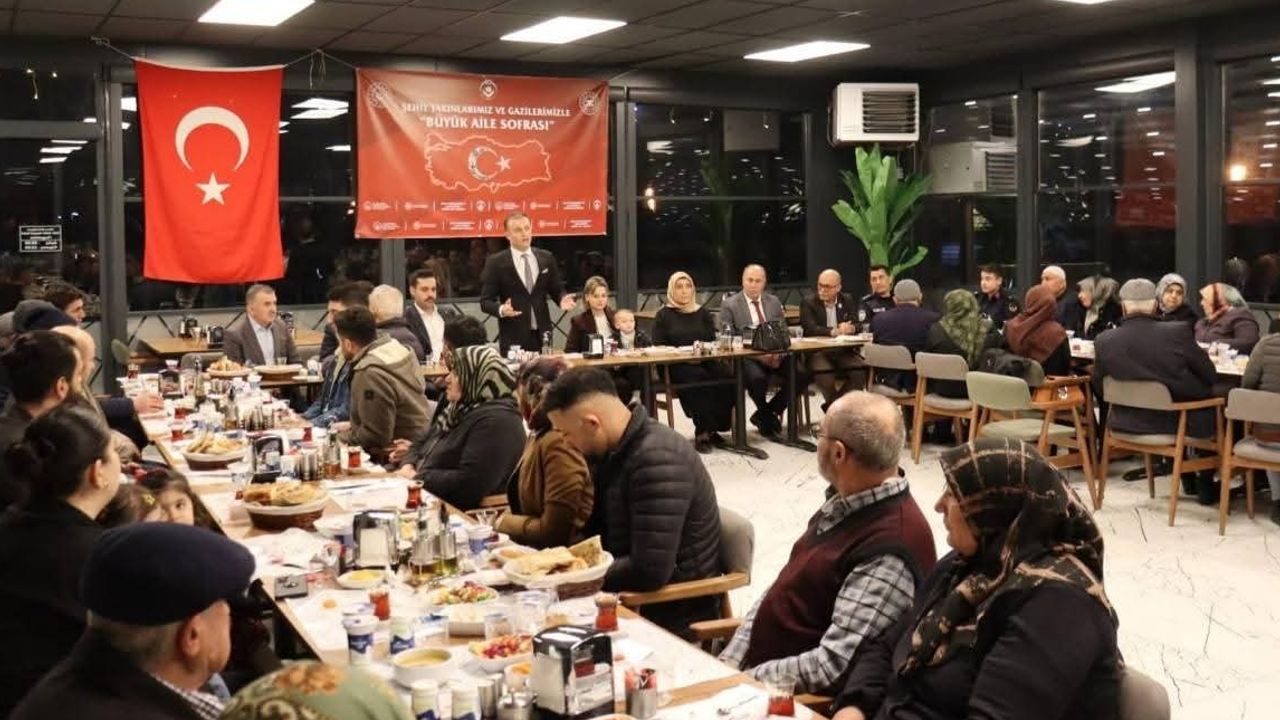 Alaca'da şehit aileleri ve  gaziler iftarda buluştu