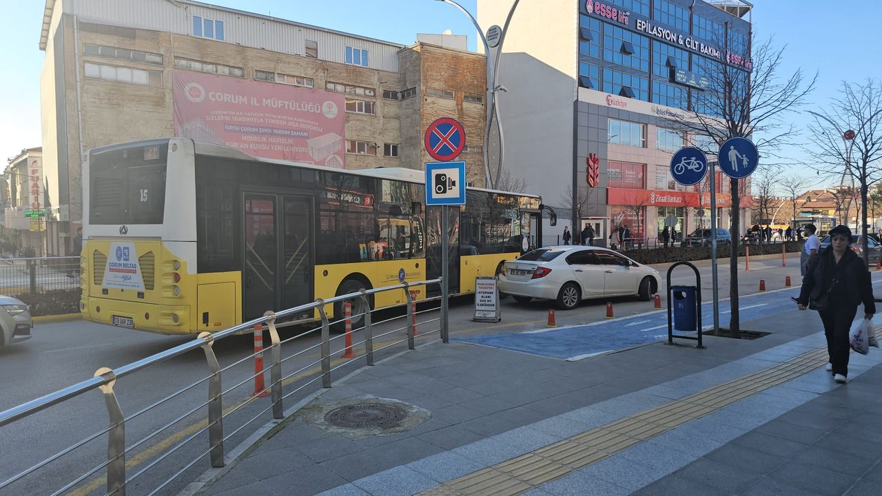 Hatalı park trafiği felç etti