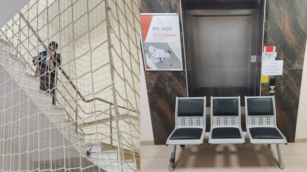 Sungurlu İlçe Sağlık Müdürlüğü'nde asansör krizi