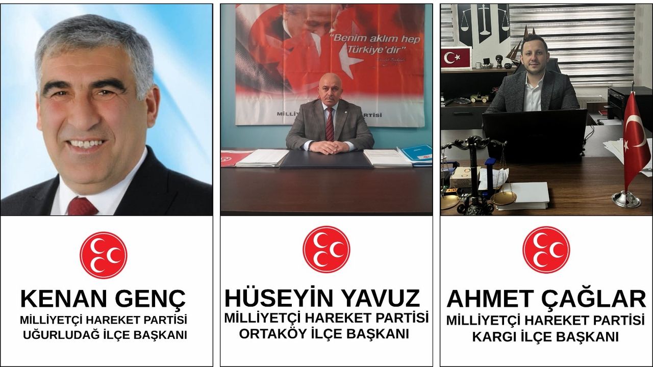 MHP’de 3 ilçe başkanı değişti