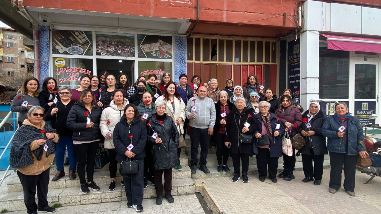 Çobandivan Muhtarı Ergen, 8 Mart’ta kadınları unutmadı