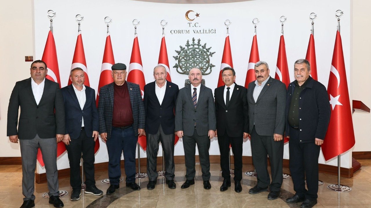 Vali Ali Çalgan, köy  muhtarlarını ağırladı