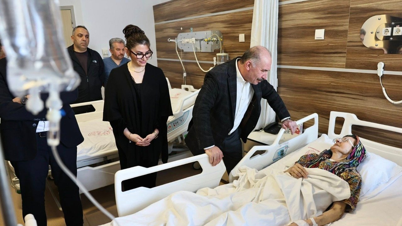 Vali Çalgan’dan onkoloji  hastalarına moral ziyareti