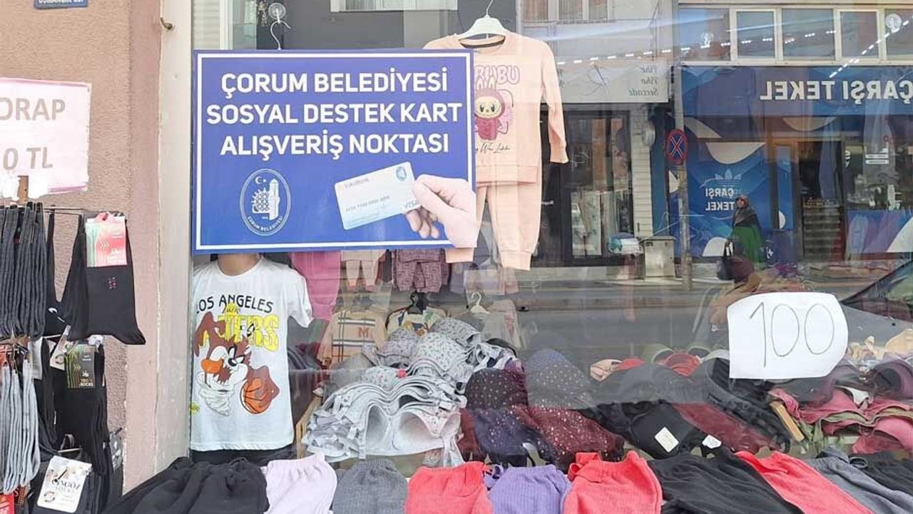 Çorum Belediyesi'nden  “hazır giyim”e destek