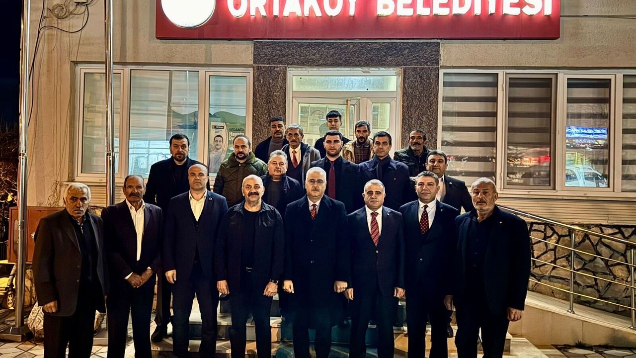 AK Parti heyetinden Ortaköy  Belediye Başkanı İsbir’e ziyaret