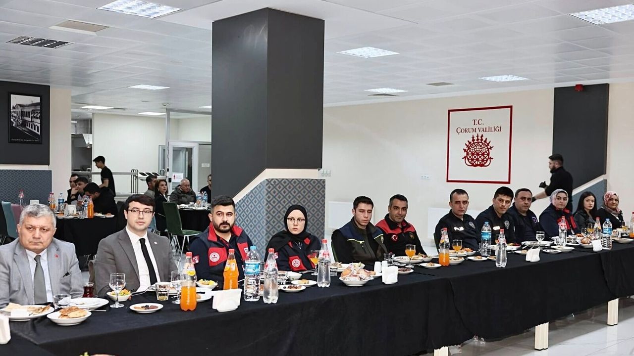 112 personeliyle iftar