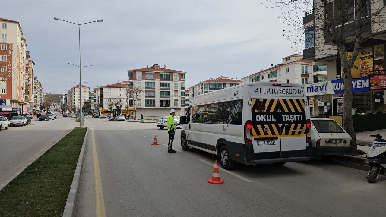 Çorum'da sürücülere ceza yağıyor: 4 araca 545 bin lira...