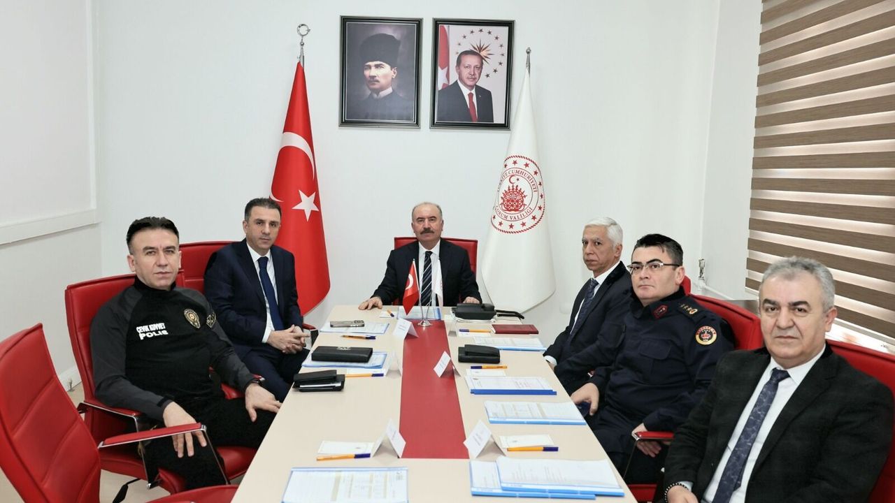 Çorum'da gündem asayiş