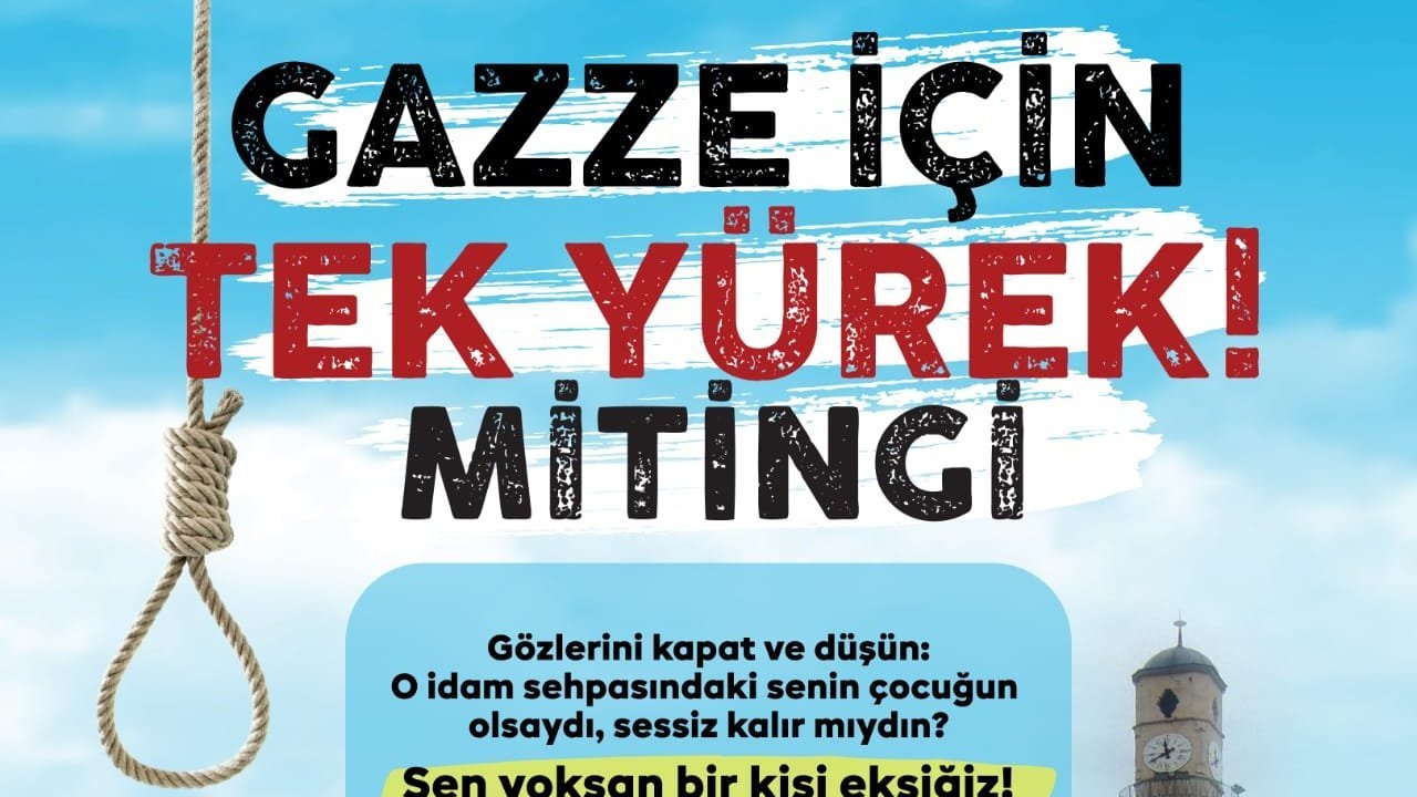 “Gazze” mitingi bugün