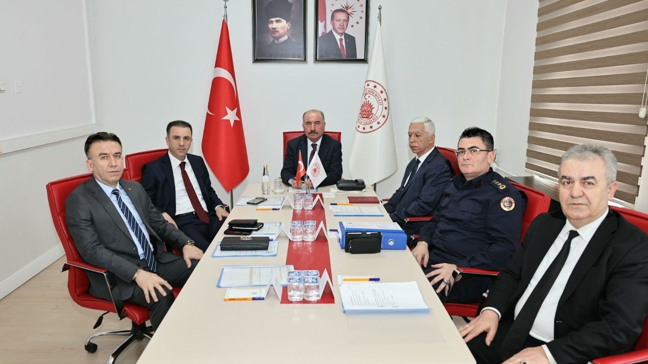 Çorum’da asayiş  masaya yatırıldı