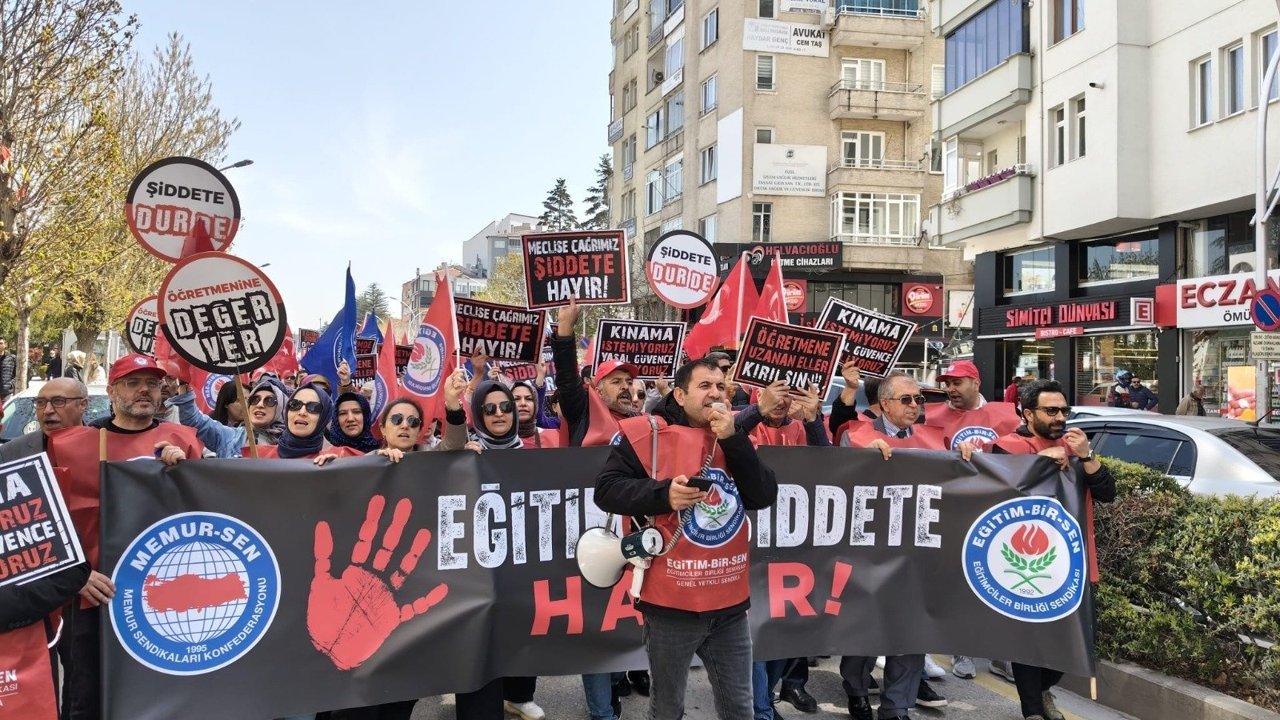 Eğitimcilerden şiddete ortak tepki