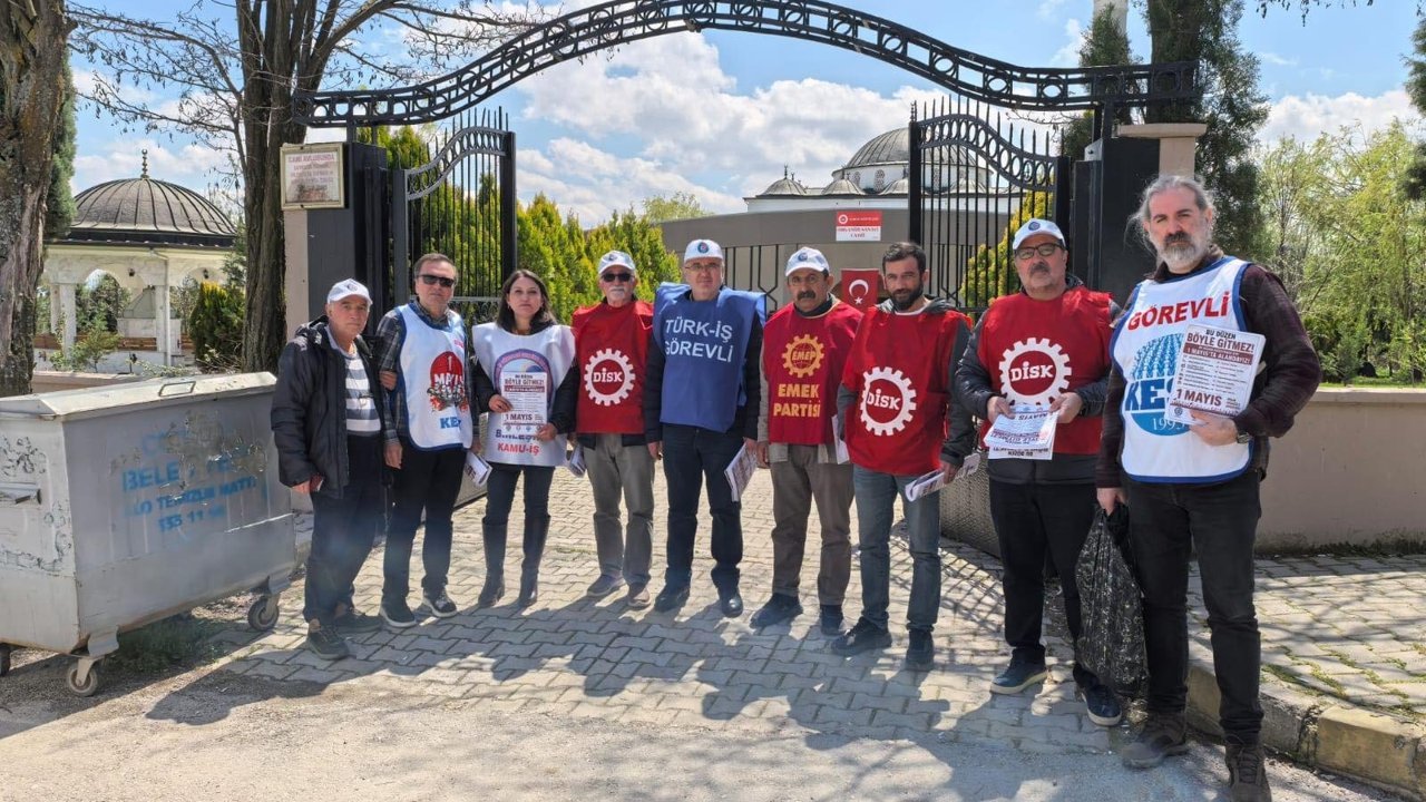 Çorum’a işçilere 1 Mayıs  çağrısı yapıldı