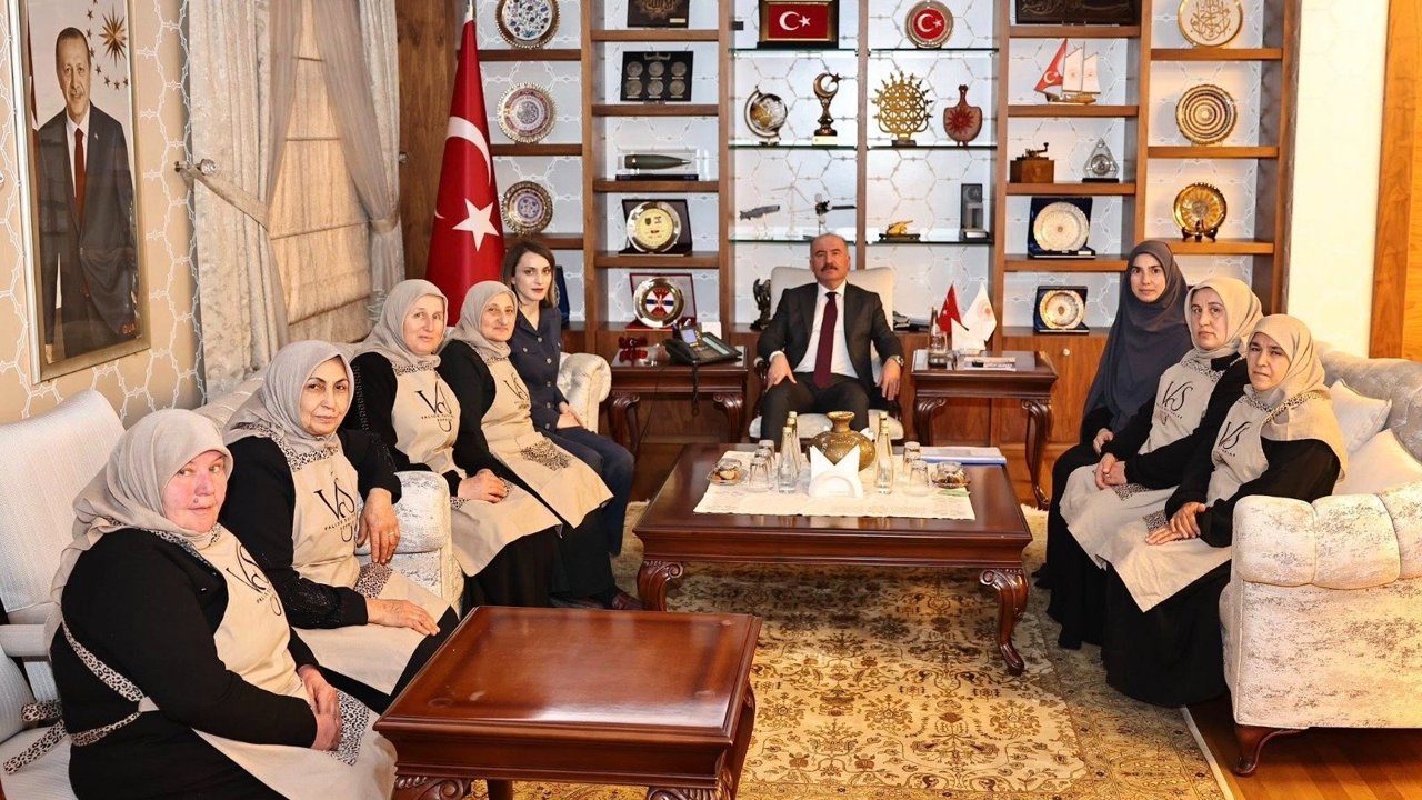Vali Çalgan’dan kadın girişimcilere destek