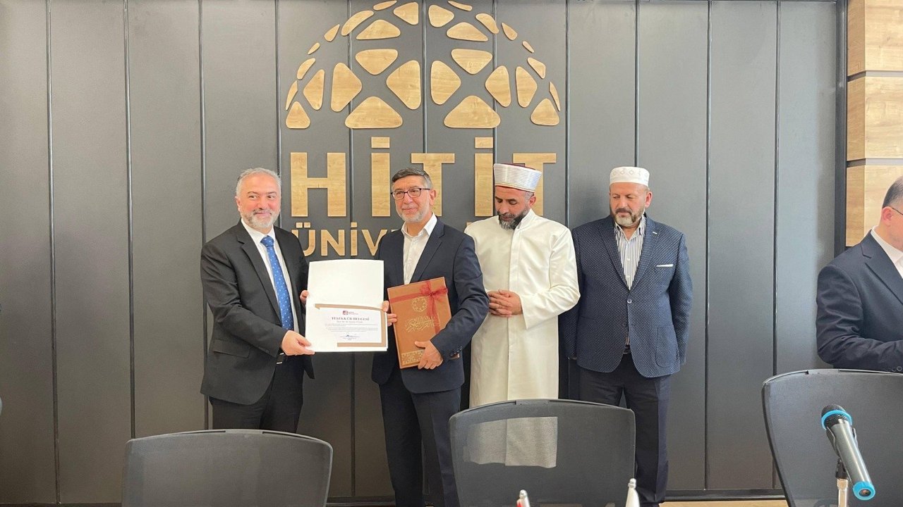 HİTÜ’de İcazet merasimi