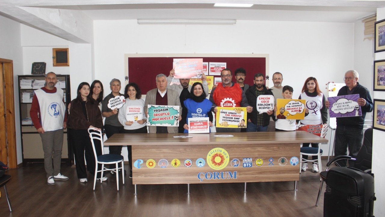 Eğitim Sen çalışanlarından iş bırakma eylemi