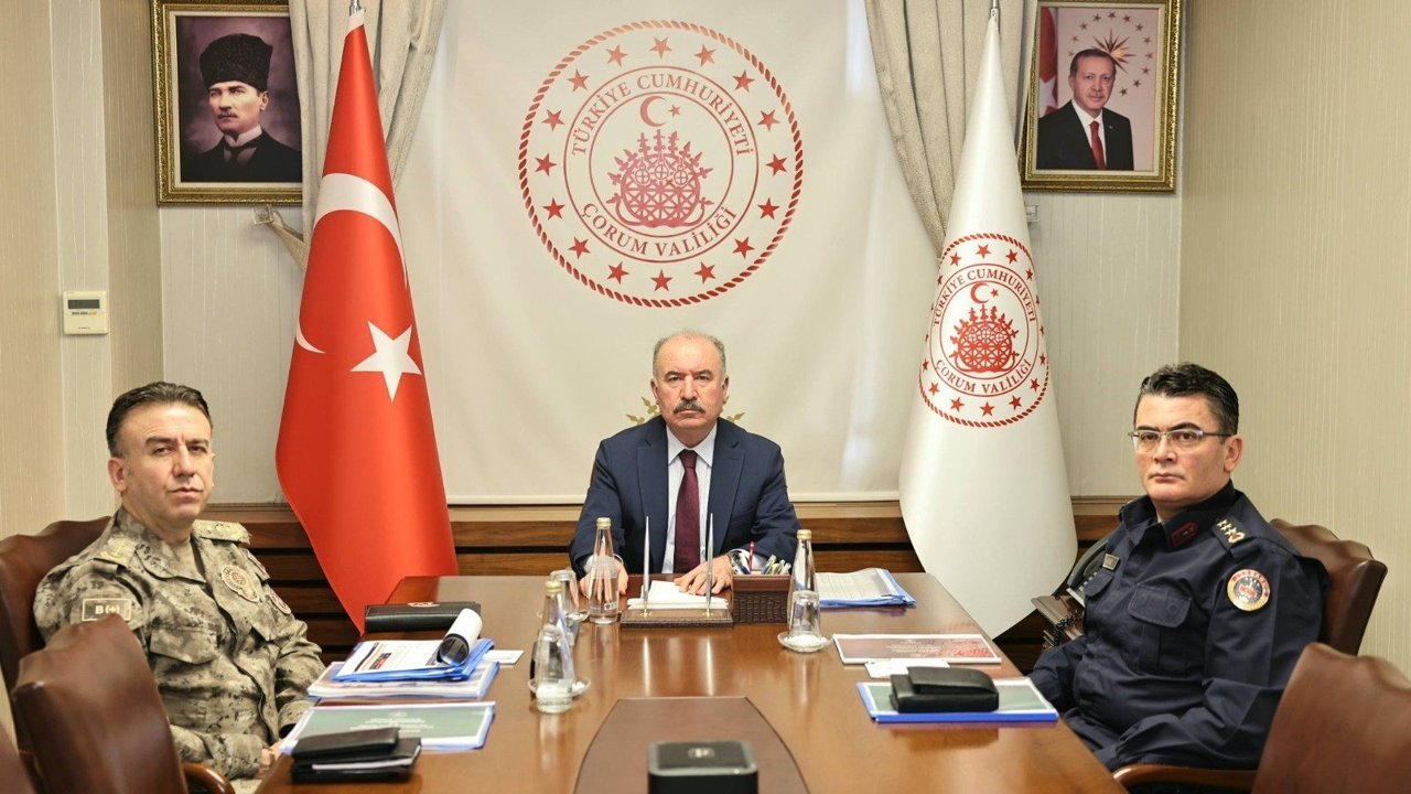 Çorum’un güvenlik ve asayişi değerlendirildi