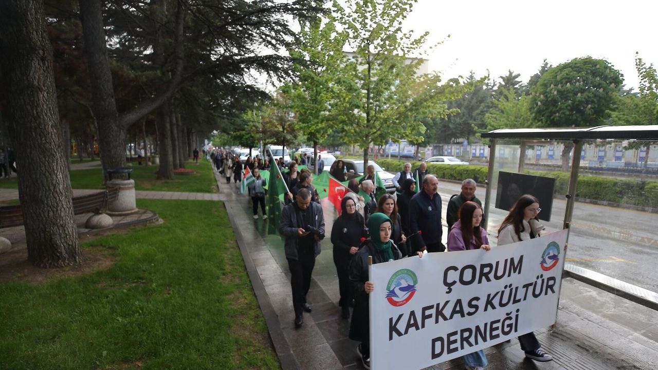 Çerkes sürgününün 162. yıl  dönümünde “sessiz yürüyüş”