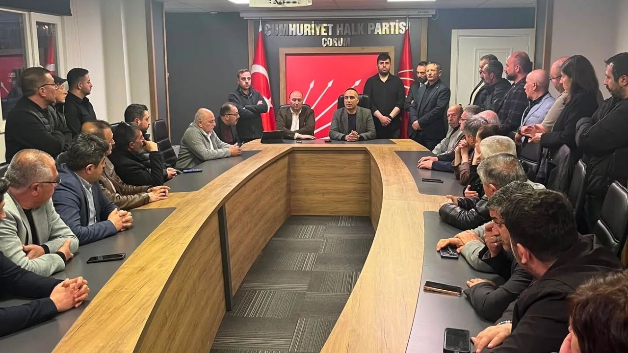 CHP’de “mutlak butlan” kararına Çorum’dan tepki   “Partimize sahip çıkacağız”