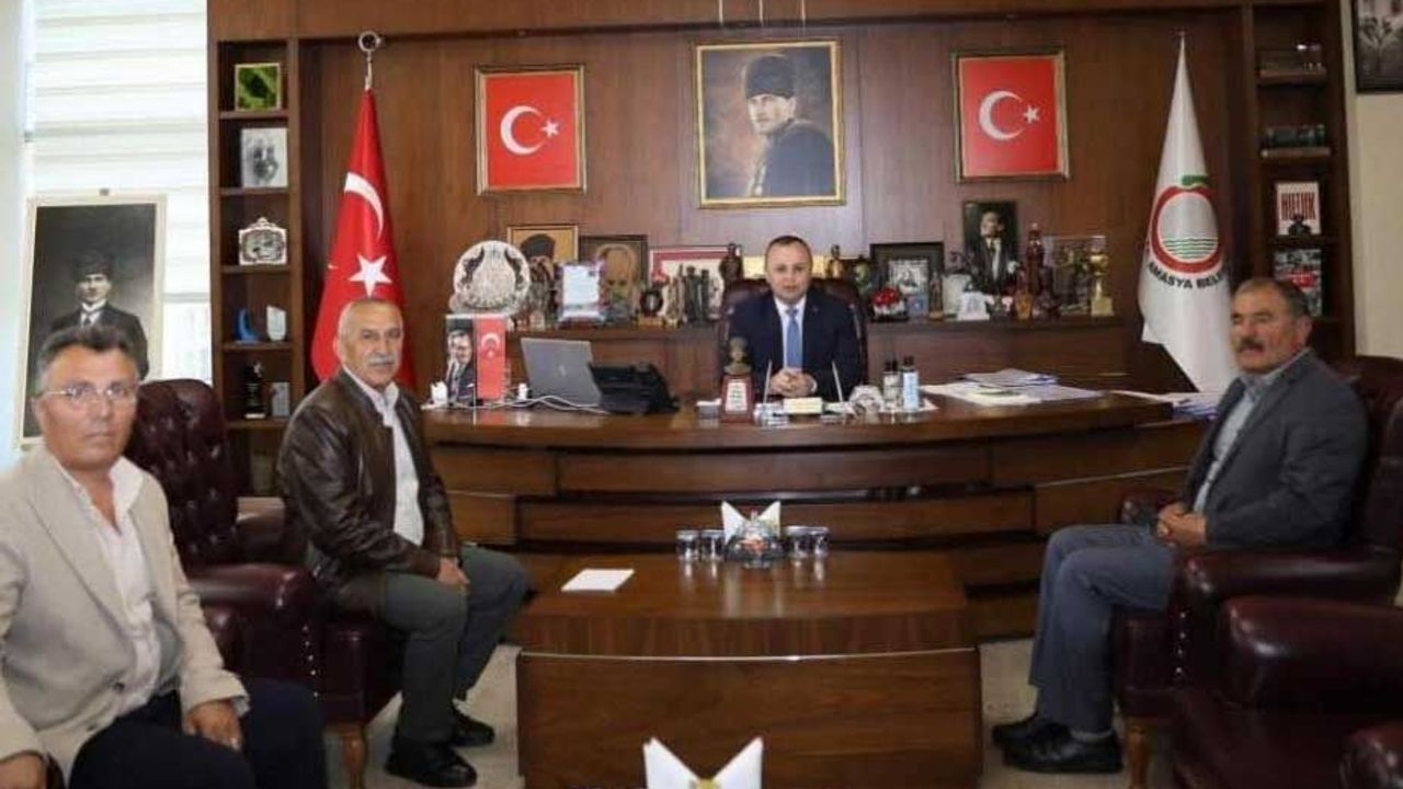 Nurettin Aksoy’dan Amasya  Belediye Başkanı’na ziyaret