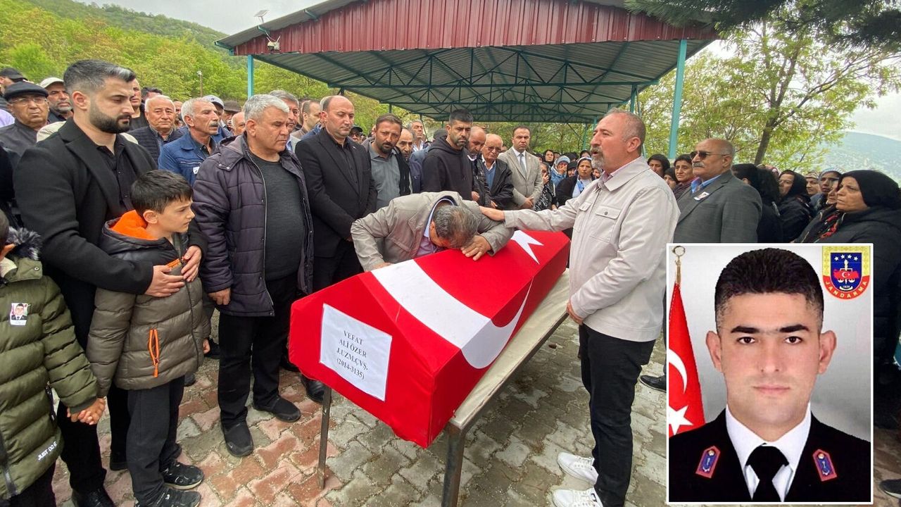 Jandarma Uzman Çavuş  Ali Özer toprağa verildi