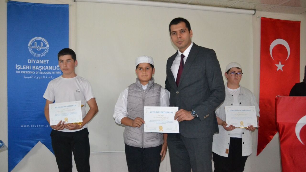 “Kur'an-ı Kerim'i Güzel Okuma” yarışmasında yarıştılar